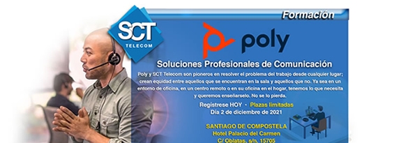 Evento Poly-SCT - 2 de diciembre en A Coruña - Participe en el sorteo de un equipo de última generación