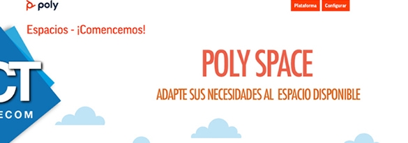 Con Poly Spaces podrá configurar su sala de reuniones de forma sencilla