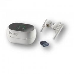Poly Voyager Free 60+ UC con USB-C blanco